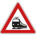 VZ 151 - Verkehrsschild Bahnübergang