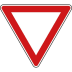VZ 205 Vorfahrt gewähren Schild VZ 205 Vorfahrt gewähren Schild mit rotem Rand