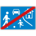 VZ 325.2 Verkehrsschild Verkehrsberuhigter Bereich Ende