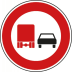 VZ 277 - Schild Überholverbot für Kraftfahrzeuge über 3,5t VZ 277 - Schild Überholverbot für Kraftfahrzeuge über 3,5t