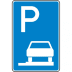 VZ 315-65 Parken auf Gehwegen Schild VZ 315-65 Parken auf Gehwegen Schild