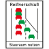 Hinweistafel Reißverschluss Hinweistafel Reißverschluss