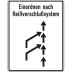 Reißverschlussverfahren Schild gemäß StVO Reißverschlussverfahren Schild gemäß StVO