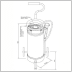 Mobile Tank Augendusche mit Edelstahltank - 16 Liter Mobile Tank Augendusche mit Edelstahltank - 16 Liter