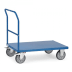 Schiebebügelwagen mit Blechplattform - Tragkraft 500 / 600 kg Schiebebügelwagen mit Blechplattform - Tragkraft 500 / 600 kg