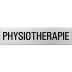 Textschild - Physiotherapie (eckig) Textschild - Physiotherapie (eckig)