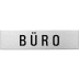 Textschild - Büro (eckig) 