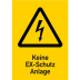 Warnzeichen mit Text und Standardsymbol nach Ihren Angaben, Kombischild gelb Warnzeichen mit Text und Standardsymbol nach Ihren Angaben, Kombischild gelb