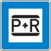 Verkehrszeichen 316 - Parken und Reisen Schild Verkehrszeichen 316 - Parken und Reisen Schild