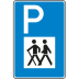 Verkehrszeichen 317 - Verkehrsschild Wandererparkplatz Verkehrszeichen 317 - Verkehrsschild Wandererparkplatz
