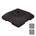 Bakenständerfußplatte, 12 kg, Einstecktasche 60 x 60 mm oder 40 x 40 mm Bakenständerfußplatte, 12 kg, Einstecktasche 60 x 60 mm oder 40 x 40 mm