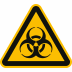 Warnung vor Biogefährdung nach ISO 7010 (W 009) - SALE
