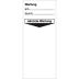 250x Grundplakette mit Text/Logo schwarz nach Wunsch, Weiß, 95 x 40 mm, Folie