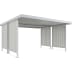 Überdachung Modell Leipzig, L 44 (doppelseitig) - Baukastensystem Überdachung Modell Leipzig, L 44 (doppelseitig) - Baukastensystem