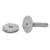 Rammschutzpoller WACHTWERK X® SWING aus Stahl mit drehbarem Teller - Stärke L Ø 159 mm