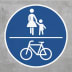 Thermoplastische Fahrbahnmarkierung PROline thermo - Gemeinsamer Fußweg- und Radweg / VZ 240 Thermoplastische Fahrbahnmarkierung PROline thermo - Gemeinsamer Fußweg- und Radweg / VZ 240