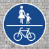Thermoplastische Fahrbahnmarkierung PROline thermo - Gemeinsamer Fußweg- und Radweg / VZ 240 Thermoplastische Fahrbahnmarkierung PROline thermo - Gemeinsamer Fußweg- und Radweg / VZ 240