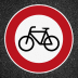 Thermoplastische Fahrbahnmarkierung PROline thermo - Verbot für Radfahrer / VZ 254 Thermoplastische Fahrbahnmarkierung PROline thermo - Verbot für Radfahrer / VZ 254