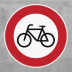 Thermoplastische Fahrbahnmarkierung PROline thermo - Verbot für Radfahrer / VZ 254 Thermoplastische Fahrbahnmarkierung PROline thermo - Verbot für Radfahrer / VZ 254