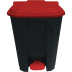 Tritt-Mülleimer Change Noir mit farbigen Deckeln - Inhalt 30 / 50 / 80 / 100 Liter Tritt-Mülleimer Change Noir mit farbigen Deckeln - Inhalt 30 / 50 / 80 / 100 Liter