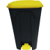 Tritt-Mülleimer Change Noir mit farbigen Deckeln - Inhalt 30 / 50 / 80 / 100 Liter Tritt-Mülleimer Change Noir mit farbigen Deckeln - Inhalt 30 / 50 / 80 / 100 Liter