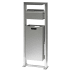 Stand-Abfallbehälter inkl. Ascher Columba - Inhalt 40/8 Liter Stand-Abfallbehälter inkl. Ascher Columba - Inhalt 40/8 Liter