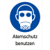 Kombischild Atemschutz benutzen nach ISO 7010, M017 Kombischild Atemschutz benutzen nach ISO 7010, M017