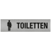 WC Unisex/Divers aus Edelstahl, eckig WC Unisex/Divers aus Edelstahl, eckig