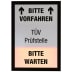 go2 Wandschild - Digitale frei-belegt-Anzeige, funkgesteuert, mit individueller Beschriftung