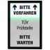 go2 Wandschild - Digitale frei-belegt-Anzeige, funkgesteuert, mit individueller Beschriftung