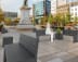 Parkbank Kube aus Stahl Parkbank Kube aus Stahl
