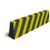 Betonschutzwand | Trapezstein | schwarz/gelb | 2500 mm Betonschutzwand | Trapezstein | schwarz/gelb | 2500 mm