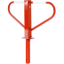 Parkplatzsperre RED mit 8 mm Dreikant Parkplatzsperre RED mit 8 mm Dreikant