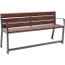 Seniorenbank SILAOS® mit ergonomischer Passform - aus Recycling-Kunststoff und Stahl-Gestell Seniorenbank SILAOS® mit ergonomischer Passform - aus Recycling-Kunststoff und Stahl-Gestell