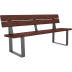 Parkbank RIGA aus Recycling-Kunststoff mit Gestell aus Stahl Parkbank RIGA aus Recycling-Kunststoff mit Gestell aus Stahl