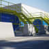 Betonschutzwand | Trapezstein | grau | 1000 mm Betonschutzwand | Trapezstein | grau | 1000 mm