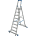 Fahrbare Stufen-Stehleiter STABILO mit Traverse Fahrbare Stufen-Stehleiter STABILO mit Traverse