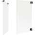 Klemmhalter für Hygienewände für die Decken- und Wandmontage Klemmhalter für Hygienewände für die Decken- und Wandmontage