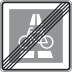 Ende des Radschnellwegs, Aufstellung rechts - Verkehrszeichen VZ 350.2-10 Ende des Radschnellwegs, Aufstellung rechts - Verkehrszeichen VZ 350.2-10