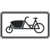 Fahrrad zum Transport von Gütern oder Personen – Lastenfahrrad - Verkehrszeichen VZ 1010-69 Fahrrad zum Transport von Gütern oder Personen – Lastenfahrrad - Verkehrszeichen VZ 1010-69