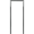Anlehnbügel CLASSIC PLUS aus Edelstahl, zum Einbetonieren, Ø 48 mm Anlehnbügel CLASSIC PLUS aus Edelstahl, zum Einbetonieren, Ø 48 mm