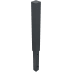 Stilpoller mit Flachkopf, viereckig Stilpoller mit Flachkopf, viereckig