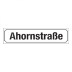 Straßennamensschild - Alu-Hohlkastenprofil (Universalprofil) Straßennamensschild - Alu-Hohlkastenprofil (Universalprofil)