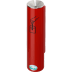 Roter Sicherheitsascher H 30 aus Metall mit Bedienungssymbol und VAR Logo