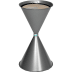 Standascher Asema aus Metall in konischer Form mit integriertem Aschenbecher