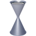 Standascher Asema aus Metall in konischer Form mit integriertem Aschenbecher