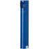 Blauer Wandascher B 12 aus Metall mit Lochmuster und VAR Logo