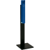 Wandascher B 12 in blau mit schwarzem Standfuß, Wandgerät oder mit Standfuß