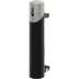 Wandascher SG 65 schwarzer Wandaschenbecher mit silberner Abdeckung