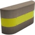 Anfahrschutz aus Beton Typ R3 | 250 x 1200 x 600 mm | beigegrau mit Reflexfolie Anfahrschutz aus Beton Typ R3 | 250 x 1200 x 600 mm | beigegrau mit Reflexfolie